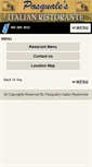 Mobile Screenshot of pasqualesitalian.com